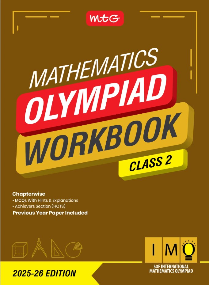MTG International Mathematics Olympiad (IMO) Workbook for Class 2 - SOF Olympiad Preparation Books | 2025-2026 Edition